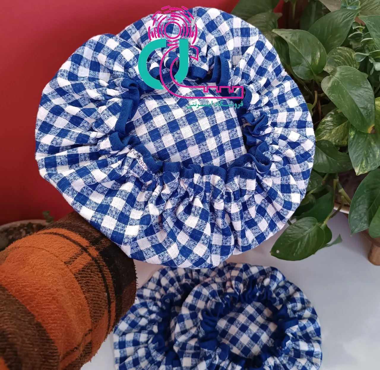 دمکنی جادویی (آبی چهارخونه، بزرگ)