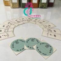 لیبل دایره ای