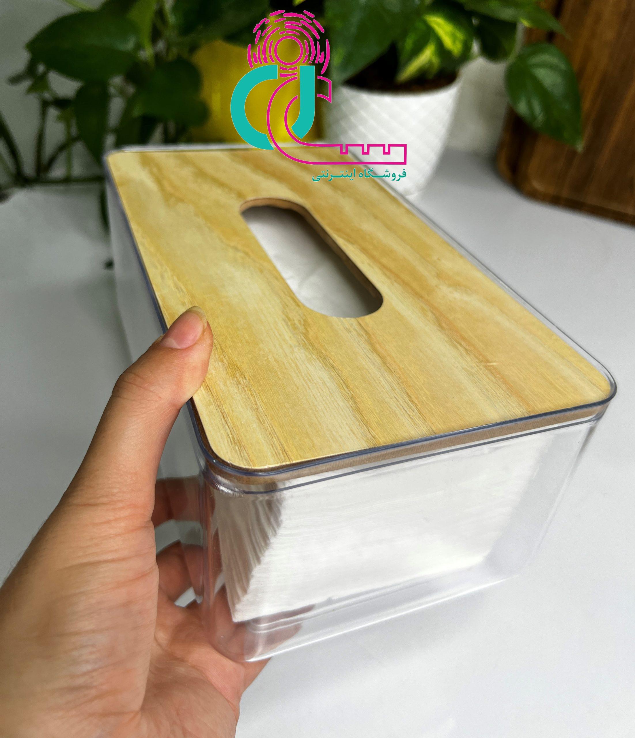 جا دستمالی اکرولیک شفاف - Image 2