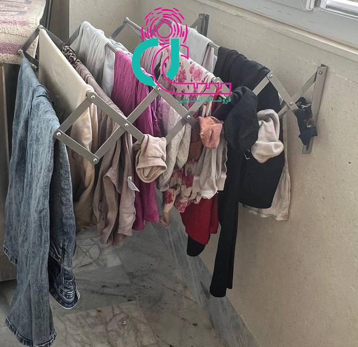 رخت آویز تاشو فلزی (برند رنگین کمان ) - Image 2