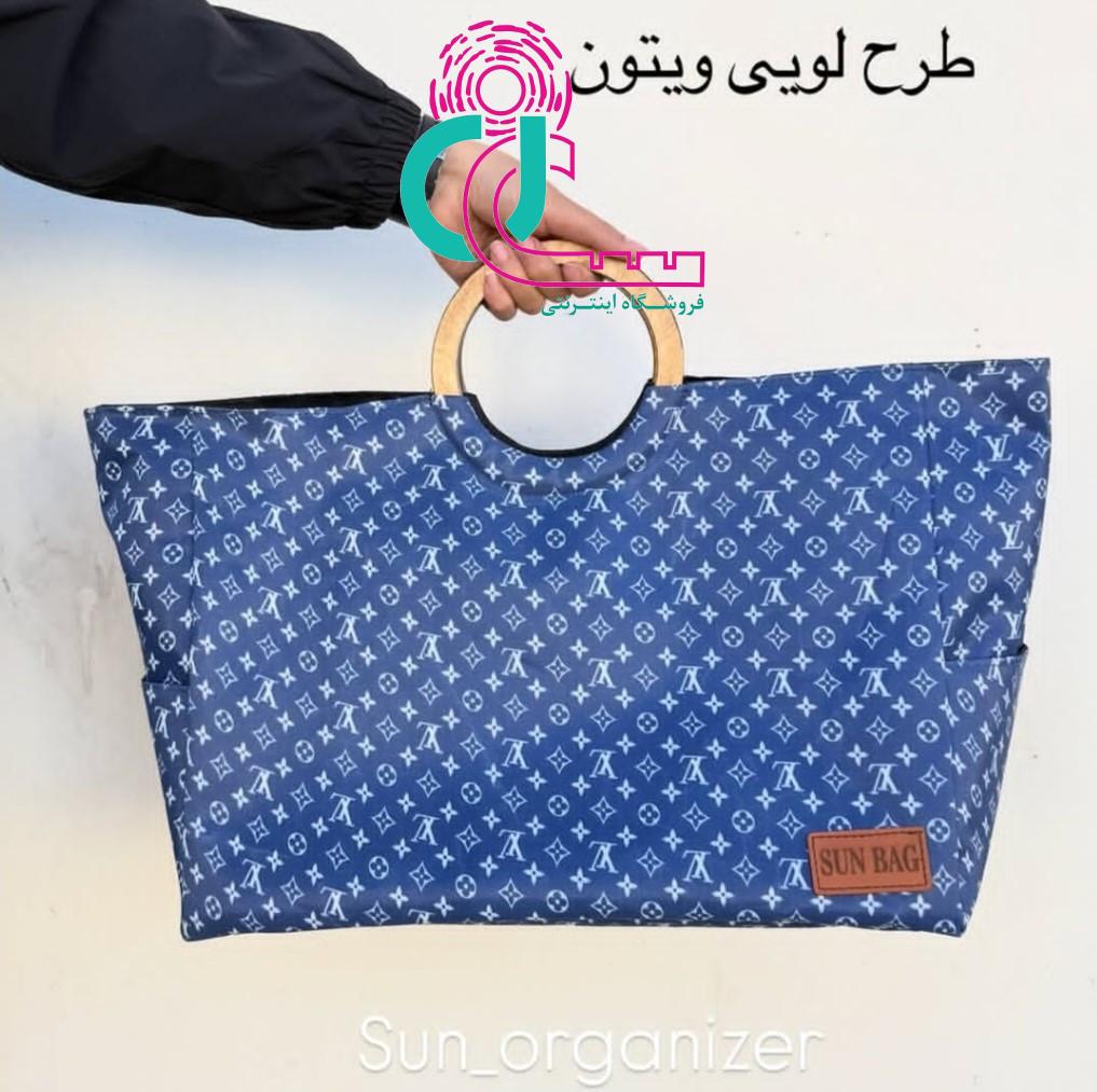 کیف دستی پیکنیک (دسته چوبی) - Image 5